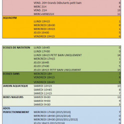 PLACES RESTANTES SAISON 2026-2027